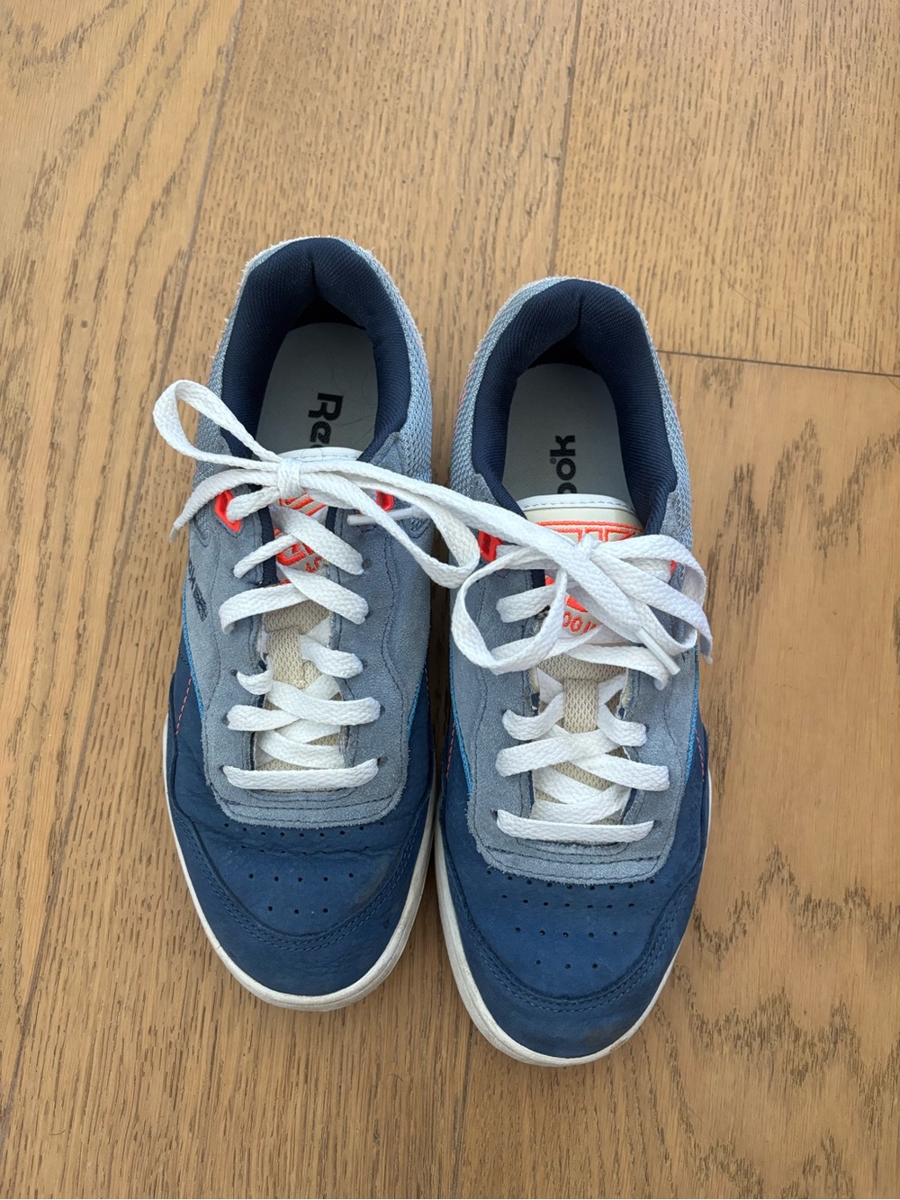 Reebok Blue Suede Sneakers